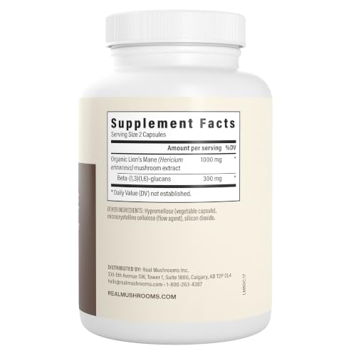 Real Mushrooms Lion's Mane Capsules