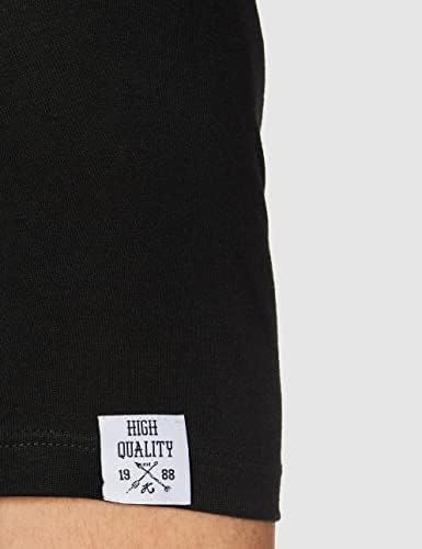 Siyah - Beyaz Erkek 2'li Slim Fit Basic Tişört 2WAM10017HKPS1