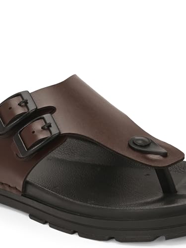 IVRAH Men’s Ethnic Sandals | Stylish Synthetic Chappals with Airmix Sole | Comfortable Traditional Slip-Ons - Image 7