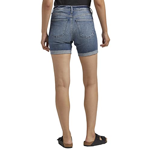 Silver Jeans Co. Women's Sure Thing High Rise Long Short3