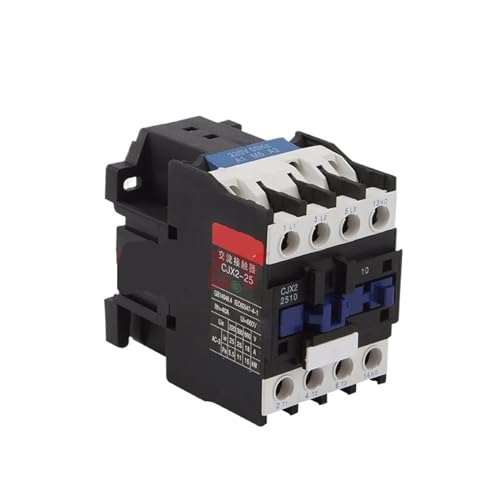 Contactor de CA 25A trifásico CJX2 elimina arcos eléctricos en cuadros de 380V con anclaje Din 3P