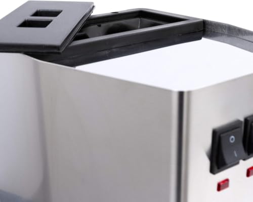 Image of Kofihaus E24 Semi-Automatic Espresso Coffee Machine | 15 Bar Italian Pump | Commercial Steam Wand | Ground Coffee Compatible (Inox)