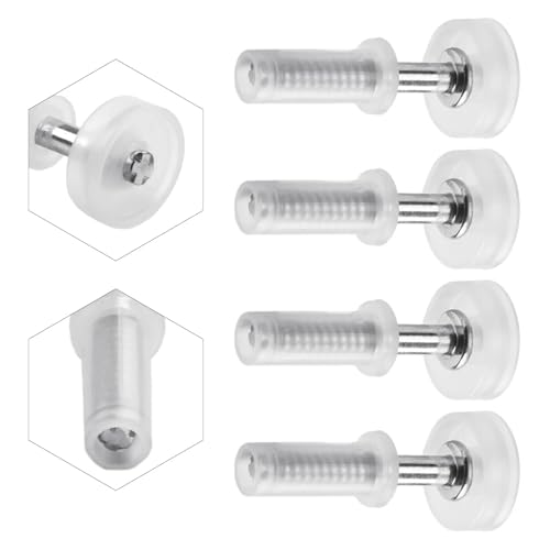 Durable 20 piezas Bisagra de pivote para puerta de gabinete plegable, herrajes de metal fácil de usar miniatura 4