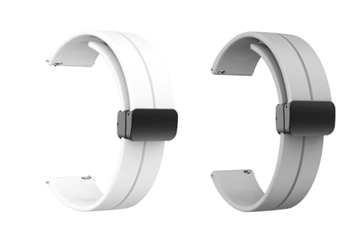 Image of IIK COLLECTION 22mm Silicone Strap for Smart Watches | Combo Pack Compatible With Noise, Fireboltt, Boat Xtend, Pebble, Boat Flash, Noise Color Fit, Ultra Smart Watch & All Watches