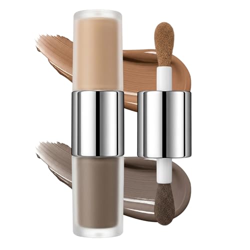 Erinde Cool Toned Liquid Contour Stick – Cold Grey Cream Bronzer for Sculpted Look, Lightweight Blendable Matte Finish, Long Lasting Liquid Contouring Makeup, Vegan & Cruelty-Free, 102