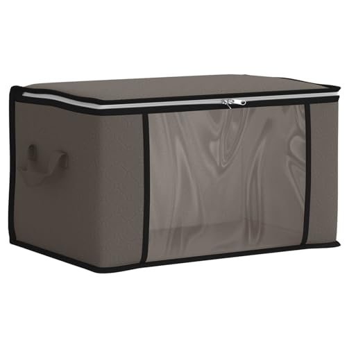 Boîte de rangement pliable sous lit anti poussière pour couettes et linges - 3