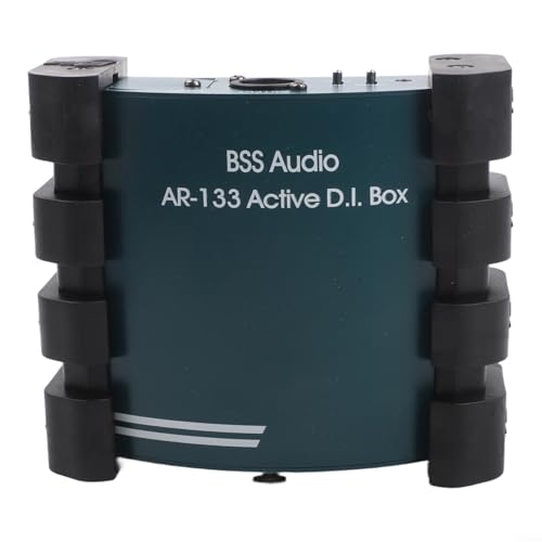 Boîtier DI Box actif en aluminium bleu pour vos sessions de studio - 6
