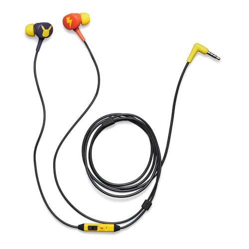 Image of PowerA Wired Earbuds for Nintendo Switch - Pikachu Blossom, 3.5 mm, Wired, Officially Licensed