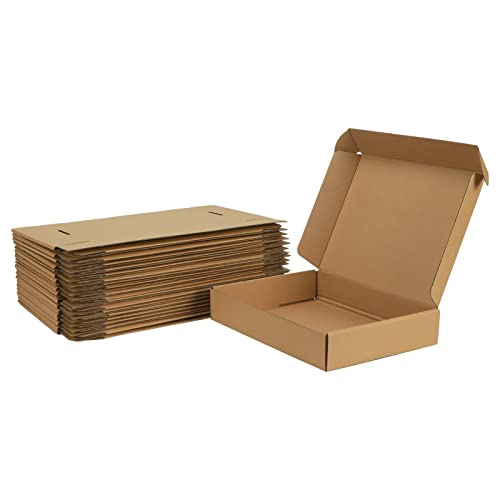 Trwcrt Shipping Boxes 11X8X2 Set Of 20, Corrugated Cardboard Box For Packing Small Business, Brown #TOP11