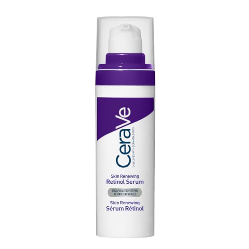 CeraVe Skin Renewing Retinol Serum With 3 Essential Ceramides Hyaluronic Acid & Niacinamide Anti-Ageing Treatment for Fine Lines and Wrinkles Encapsulated Retinol Dermatologist Developed 30ml