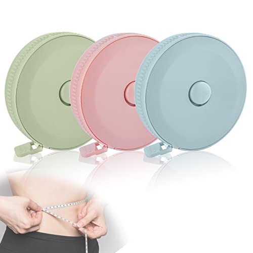 La Mejor Recopilación de Cintas métricas disponible en línea. 46 Cinta Métrica Retráctil Suave (3 Paquete), 60 Pulgadas * 150 CM, Escala Doble Cara, Para Medición Corporal, Tela a Medida, Medidas de Pérdida de Peso