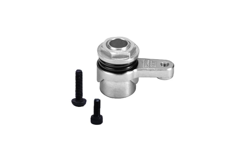 Aluminum 7075 20T Servo Horn with Built-in Spring for Losi 1/18 Mini LMT 4X4 Brushed Monster Truck RTR-LOS01026 Upgrade Parts - Silver