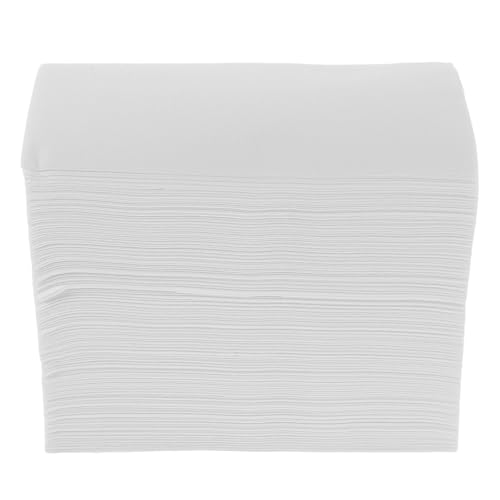 Toallas de papel para invitados POPETPOP de color blanco, pack de 100 servilletas desechables 2
