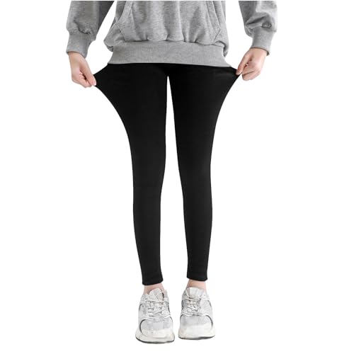 Girls Leggings Cotton Leggings for Girls Tween Full Length Stretchy Warm Tights Pants Cute Clothes for Girls