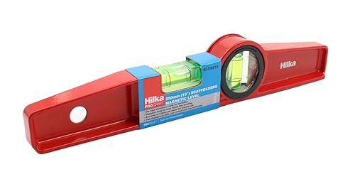 Hilka 63700010 250mm (10) Scaffolders Magnetic Level