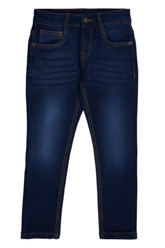 Image of Pantaloons Junior Kids Cotton Stretch Blend Jeans | Slim Fit | Mid Rise Waist | Full Length