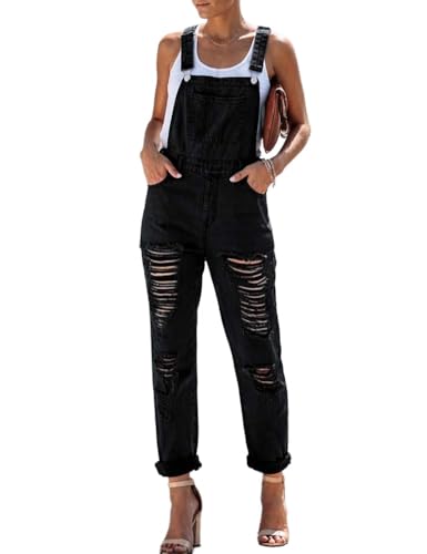 Mywinway Denim Overalls for Women 2026 Spring Summer Adjustable Strap