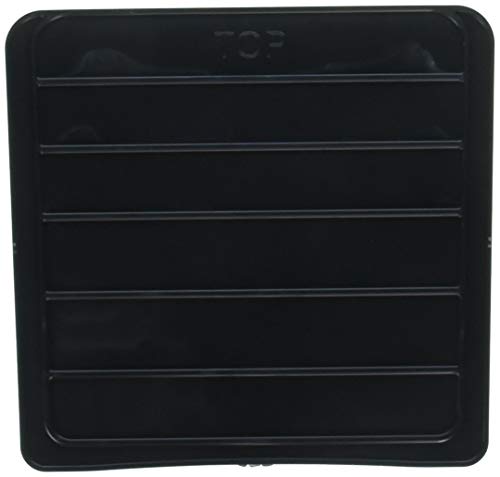 Image of Akro-Mils 41287 Plastic Width Dividers for AkroBins Super-Size Heavy Duty Stackable Storage Bins Models 30287 and 30292, Custom Storage Inserts for Tools, Parts & Supplies, 6-Pack, Black