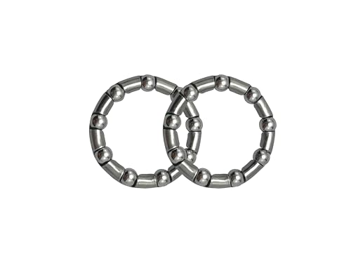 自転車ベアリング2個、クランクセット、ボトムブラケット&ホイールハブ用精密マウンテンバイクロードバイクベアリングセット - 耐久性のあるクロムスチール構造