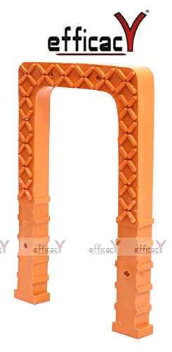 Image of Efficacy Pvc Foot Step Rungs Suitable for Construction Sites, UG Sump Tank, Swimming Pools, Over Head Tanks MS Rod 10 mm Size 265 X 165 X 25 mm (1 Nos)