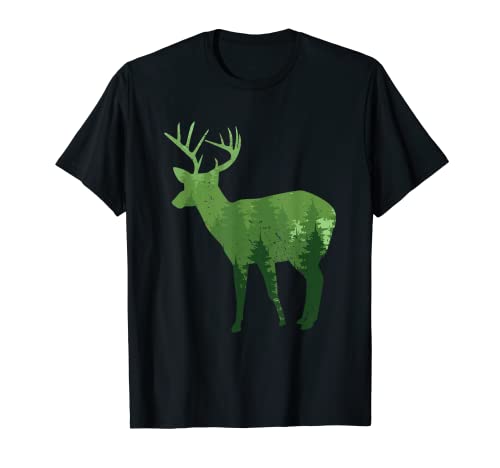 Unique Deer Hunting Gifts Cool Deer Hunter Gift Woods Hunt T-Shirt