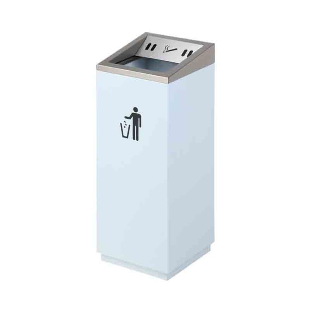 Stand ashtray Black/white Hotel Trash Cans Lobby Vertical Stainless Steel Ashtrays Corridor Aisle Club Hall Outdoor Pillar