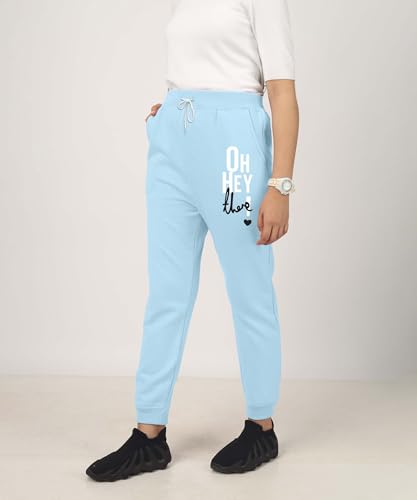Image of KYDA Kids Girls Loose Mid Rise Cottonblend Printed Track Pants (Pack of 1)