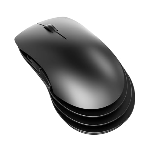 Image of AJAZZ M259 Magnesium Aluminum Alloy Mouse, BT /2.4G /USB-C Lightweight Mice (Black)