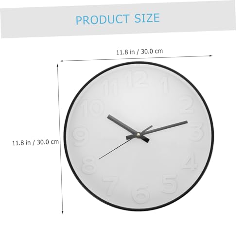 Horloge murale silencieuse pour chambre et salon style rétro