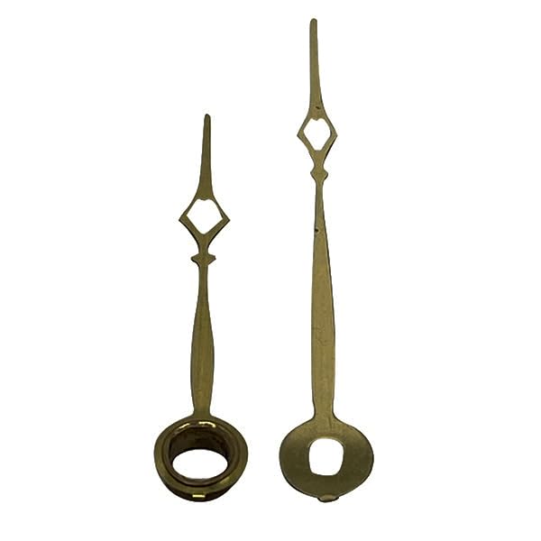 Dans Clock ShopNew Replacement Gold Euroshaft Clock Hands Compatible With UTS Hermle Kienzle Junghans German Movements (49mm Gold)