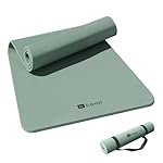 KEEP Yoga Mat, 32" Extra Wide Exercise Mat with Strap for Men and Women, 7mm Thick Double-Sided Non-Slip Eco-friendly Yoga Mat for Pilates, Workout and Fitness