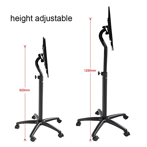 Soporte móvil para TV de 32-55 pulgadas con altura ajustable miniatura 4