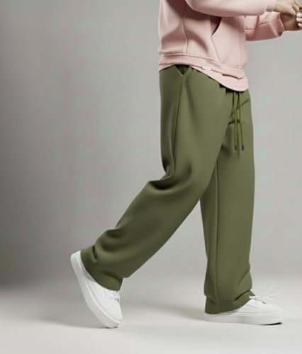 Image of dockstreet Track Pant for Men || Baggy Fit || Track Pants || Full Elastic Jogger Track Pant || 100% Cotton