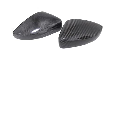 ROSSEV Carbon Mirror Cover Compatible for VW Polo LaVida Rearview Side Mirror Cover with Tuning Light 2004-2009 2011 2012 2013 2014-up (Color : 2014-2018 Replace)