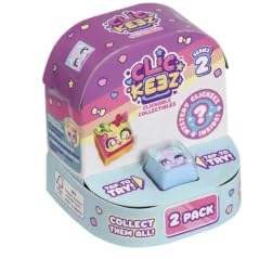 Clickeez Twin Pack - Season 2 | Includes 2 Clickable Keyboard Collectibles! | 70 Characters To Find Cute Themes & Rare Surprises | Girls Gifts and Collectables Ages 6+