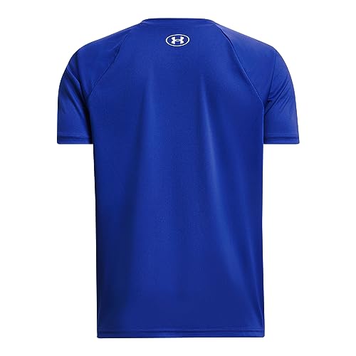Image of Under Armour Boys' Tech Hybrid Printed Fill Short-Sleeve T-Shirt