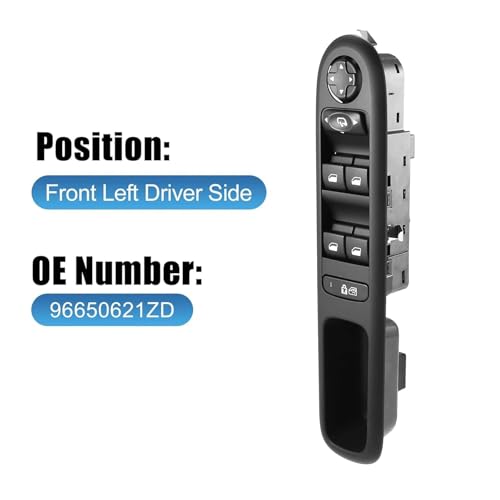 Interrupteur fenêtre électrique C3 résout panne commande vitre conducteur et rétroviseur