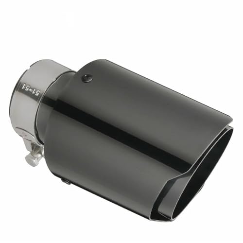 Embout silencieux d'échappement universel droit en inox pour tuyau d'échappement auto
