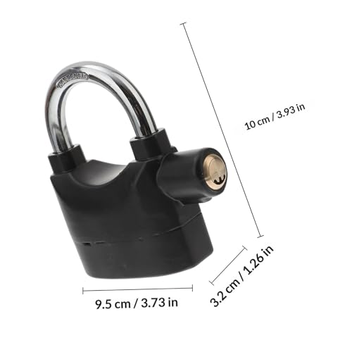 Candados de bicicleta con alarma HOMSFOU de aleación de aluminio para proteger motos y puertas 3