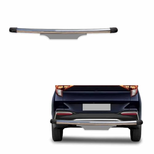 Image of Stainless Steel High Gloss Safety Rear Bumper Protector Sutaible for Carens