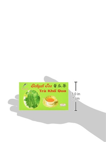 Sword Fish Gohyah Tea, Bitter Melon, 50 Tea Bag Box [Pack of 1]