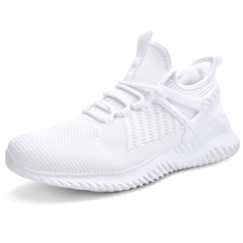 Walking Shoes for Men Sneakers - Slip on Tennis Running Memory Foam Shoes for Athletic Workout Gym Indoor Outdoor Lightweight Breathable Casual Sneakers3