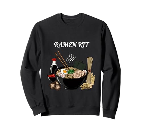 Ramen Kit Bowl Comida Japonesa Fideos Sopa Amante Sudadera
