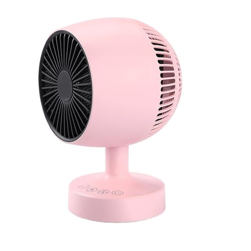 Mini calefactor eléctrico portátil de escritorio, bajo ruido, calentador aire calentamiento rápido, invierno for el hogar, la oficina o habitación,Dispositivo de calentamiento(Pink)