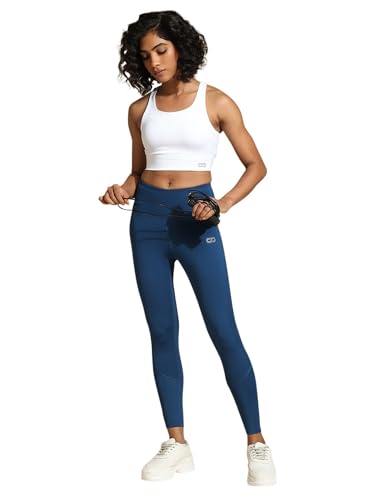 Image of Silvertraq Women's Ath Perform Printed 7 /8 High Waist Leggings