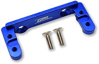 Aluminum 2-Speed Transmission Servo Mount for Axial 1/6 SCX6 Jeep JLU Wrangler AXI05000 - 3Pc Set Blue