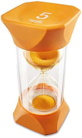 Learning Resources 93068 Jumbo Sand Timer (5-Minute), Orange