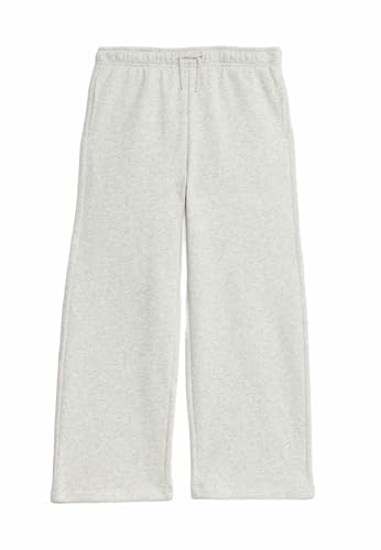 Marks & Spencer Jogginghose Mit Hohem Baumwollanteil Und Weitem Bein (2–16 J.) Grau Melange 7-8 Jahre