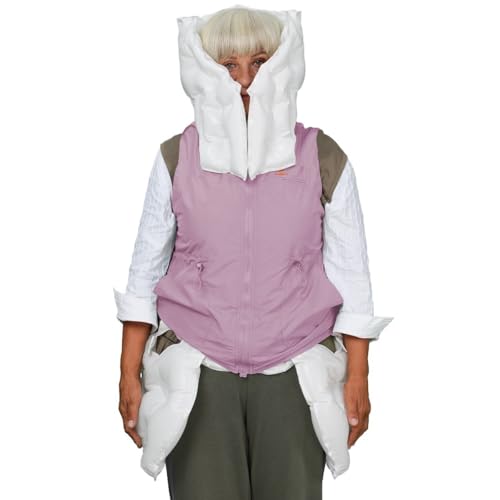 Elderly Anti Fall Airbag Vest | Smart Fall Prevention Device with App Tracking & GPS for Home Care and Post-Surgery Rehab | Unisex Breathable Nylon Safety Jacket for Hip and Head Protection