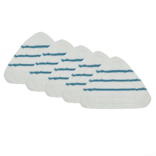 Vasiumic 5-Pack Blue Microfiber Steam-Mop Pads for True & Ti